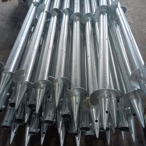 愛(ài)帛哆螺樁旋地樁太陽(yáng)能光伏支架大棚養(yǎng)鋼殖地?zé)醦ma鍍鋅螺旋管五金 默